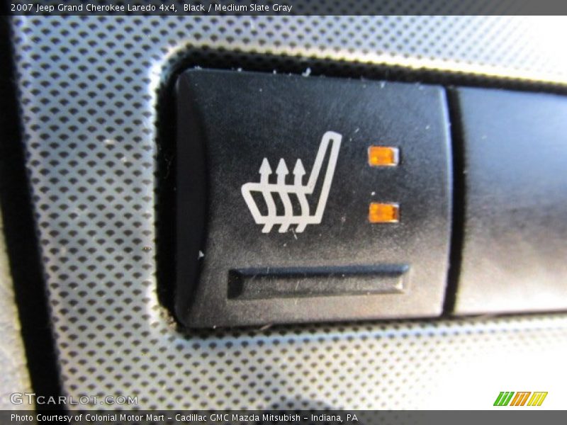 Black / Medium Slate Gray 2007 Jeep Grand Cherokee Laredo 4x4