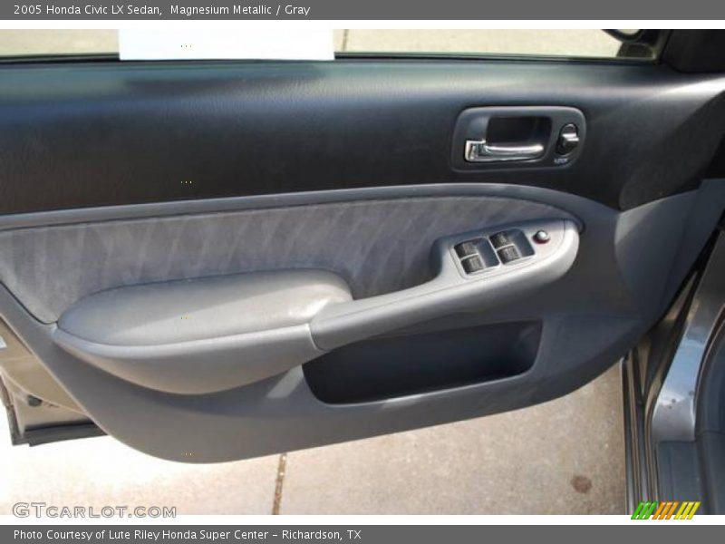 Magnesium Metallic / Gray 2005 Honda Civic LX Sedan