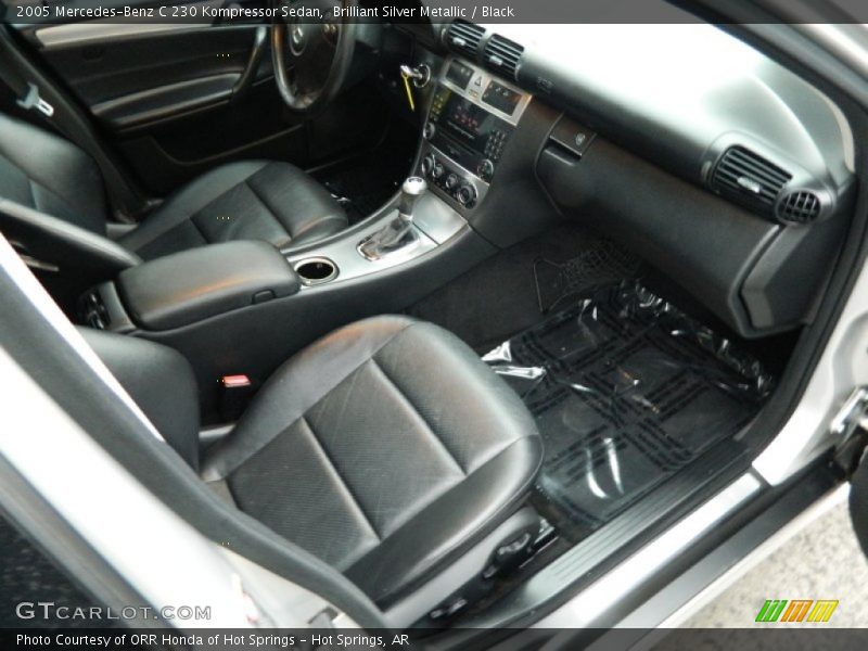 Brilliant Silver Metallic / Black 2005 Mercedes-Benz C 230 Kompressor Sedan