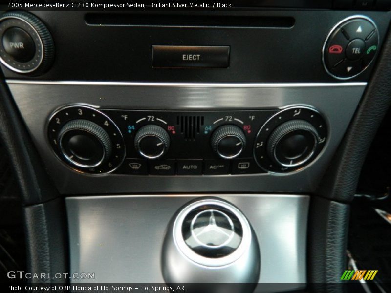 Brilliant Silver Metallic / Black 2005 Mercedes-Benz C 230 Kompressor Sedan