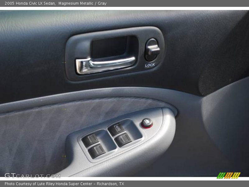 Magnesium Metallic / Gray 2005 Honda Civic LX Sedan