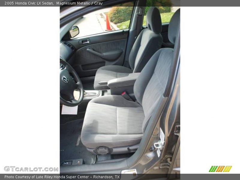 Magnesium Metallic / Gray 2005 Honda Civic LX Sedan