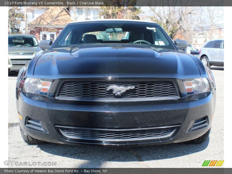 Black / Charcoal Black 2010 Ford Mustang V6 Convertible