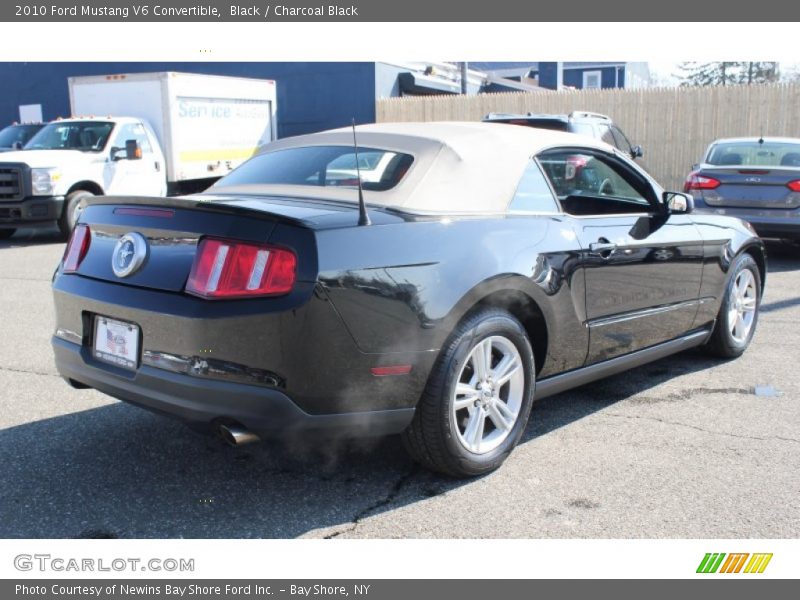 Black / Charcoal Black 2010 Ford Mustang V6 Convertible