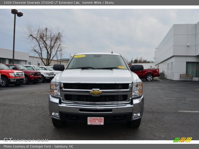 Summit White / Ebony 2009 Chevrolet Silverado 2500HD LT Extended Cab
