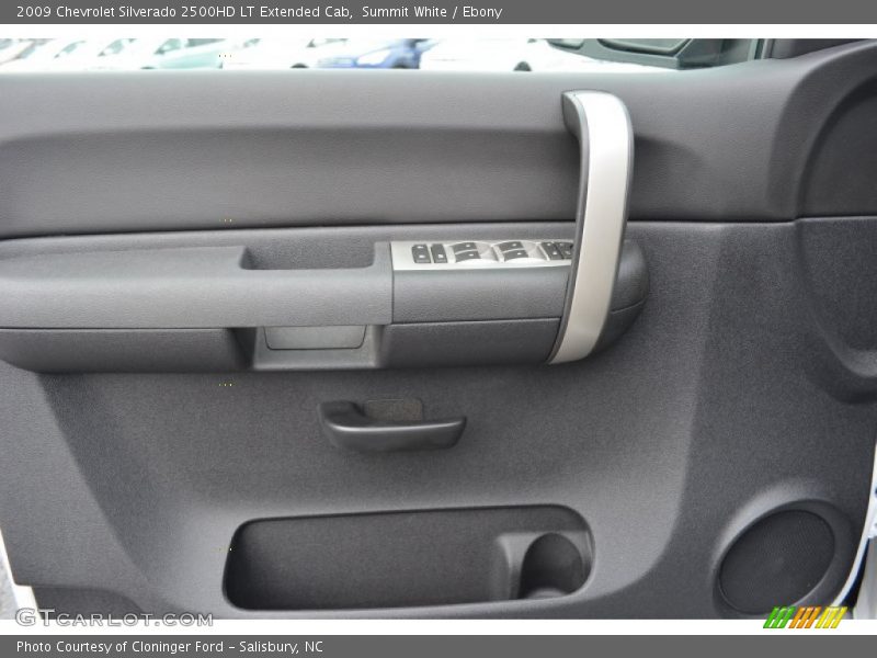 Summit White / Ebony 2009 Chevrolet Silverado 2500HD LT Extended Cab