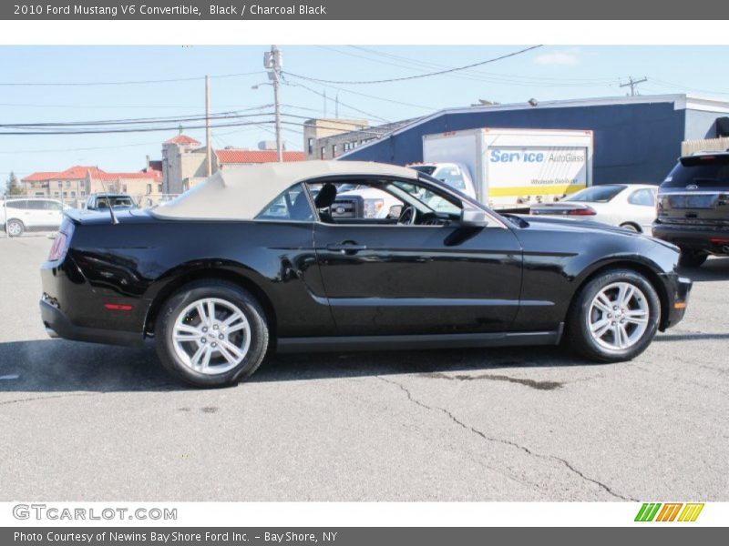 Black / Charcoal Black 2010 Ford Mustang V6 Convertible