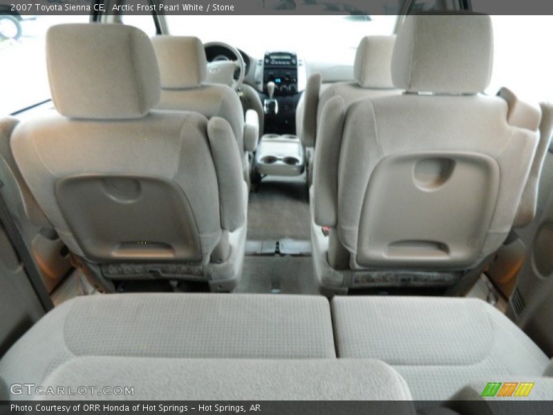 Arctic Frost Pearl White / Stone 2007 Toyota Sienna CE