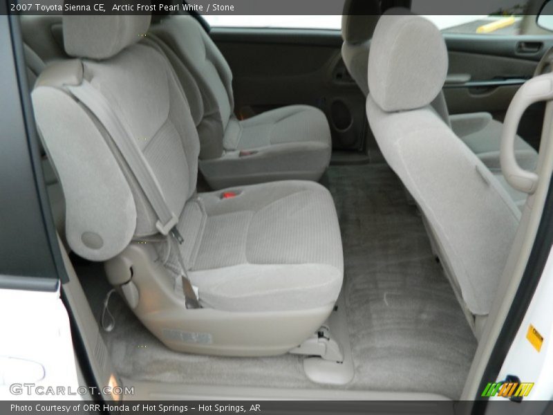 Arctic Frost Pearl White / Stone 2007 Toyota Sienna CE