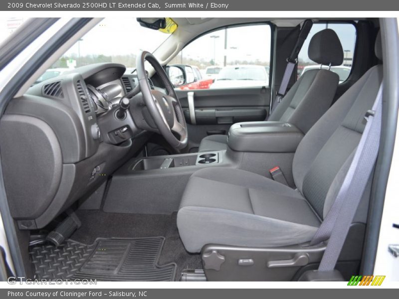  2009 Silverado 2500HD LT Extended Cab Ebony Interior