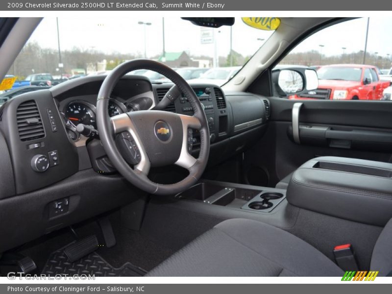  2009 Silverado 2500HD LT Extended Cab Ebony Interior
