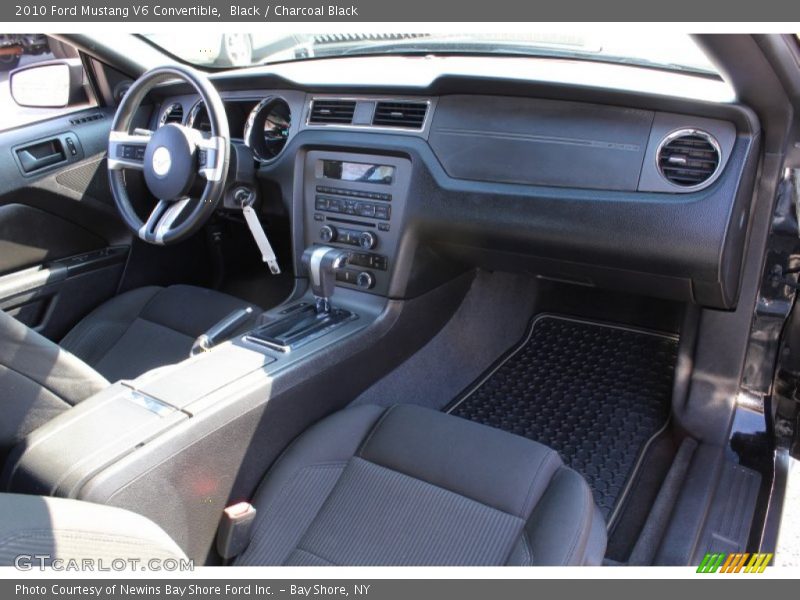 Black / Charcoal Black 2010 Ford Mustang V6 Convertible