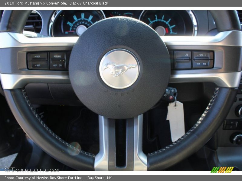 Black / Charcoal Black 2010 Ford Mustang V6 Convertible