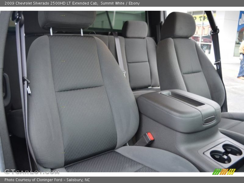 Summit White / Ebony 2009 Chevrolet Silverado 2500HD LT Extended Cab