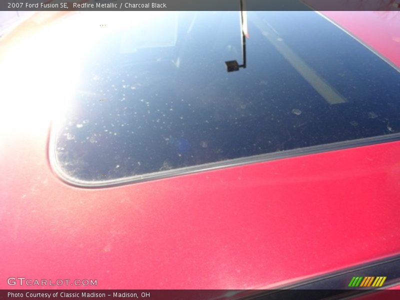 Redfire Metallic / Charcoal Black 2007 Ford Fusion SE