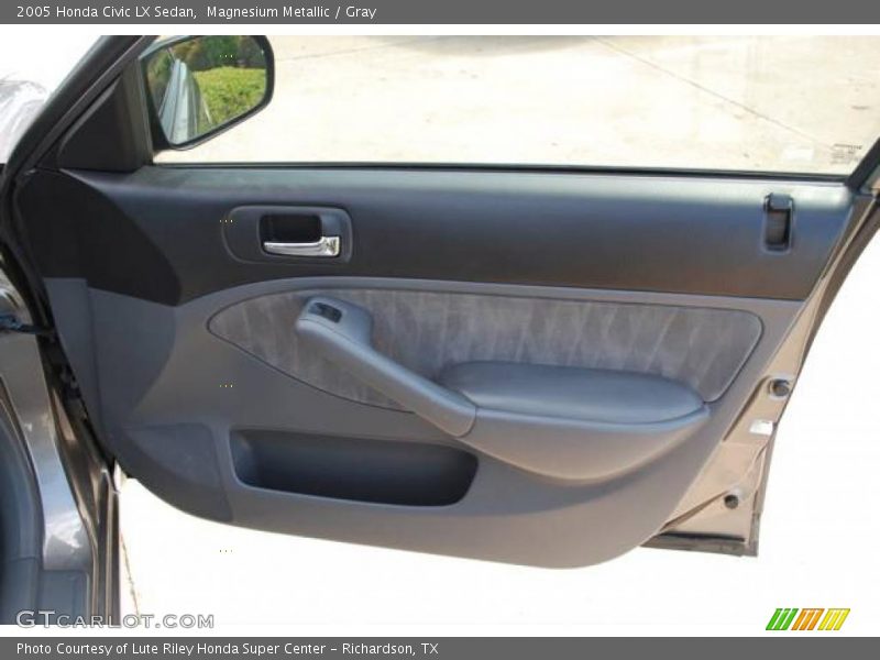 Magnesium Metallic / Gray 2005 Honda Civic LX Sedan