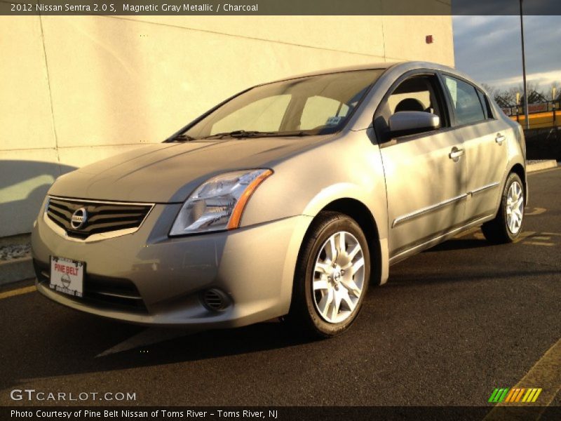Magnetic Gray Metallic / Charcoal 2012 Nissan Sentra 2.0 S