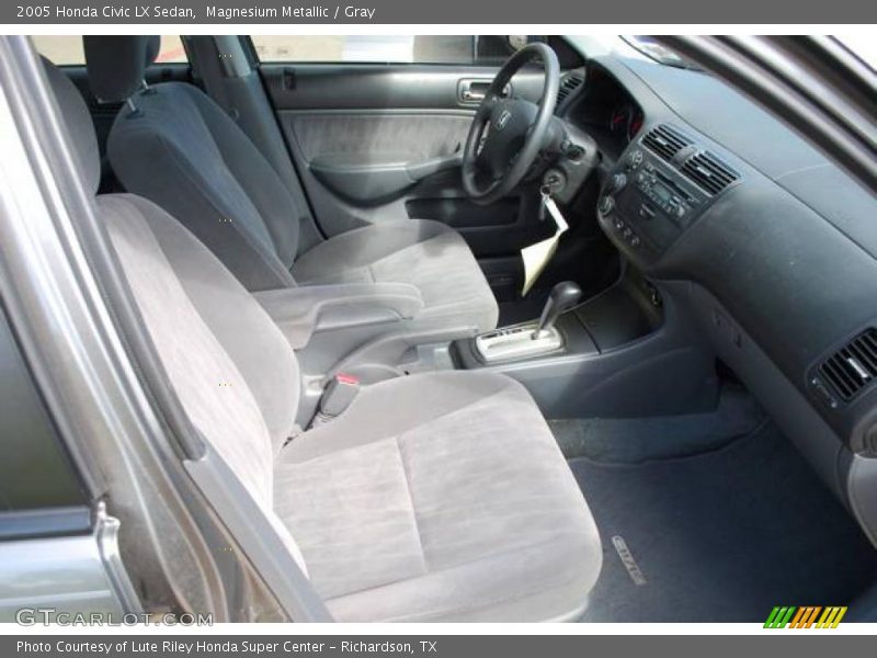Magnesium Metallic / Gray 2005 Honda Civic LX Sedan