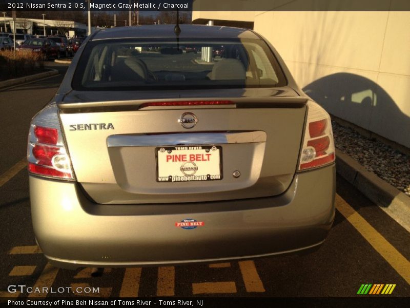 Magnetic Gray Metallic / Charcoal 2012 Nissan Sentra 2.0 S