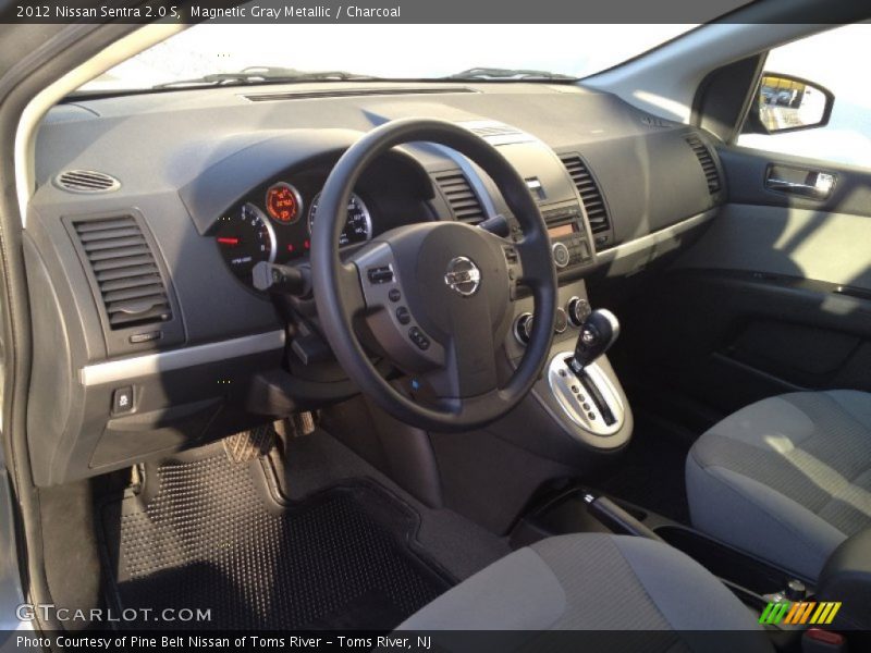 Magnetic Gray Metallic / Charcoal 2012 Nissan Sentra 2.0 S