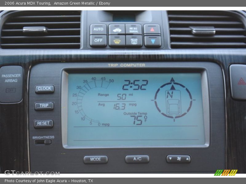 Amazon Green Metallic / Ebony 2006 Acura MDX Touring