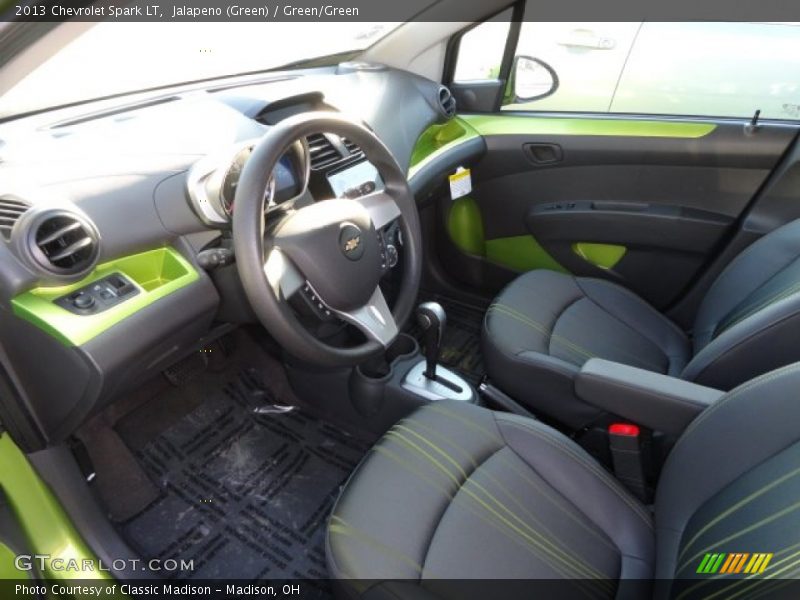 Green/Green Interior - 2013 Spark LT 