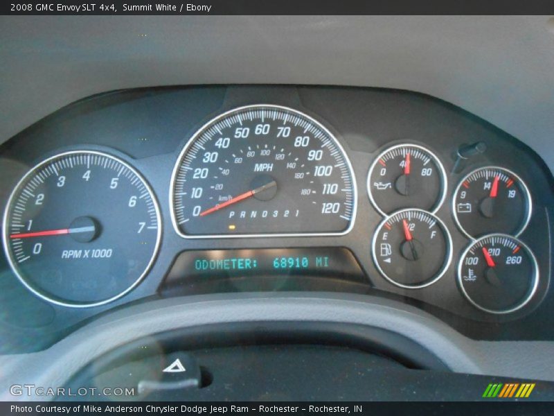  2008 Envoy SLT 4x4 SLT 4x4 Gauges