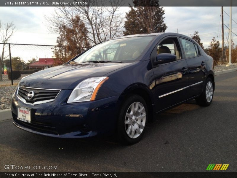 Blue Onyx / Charcoal 2012 Nissan Sentra 2.0 S