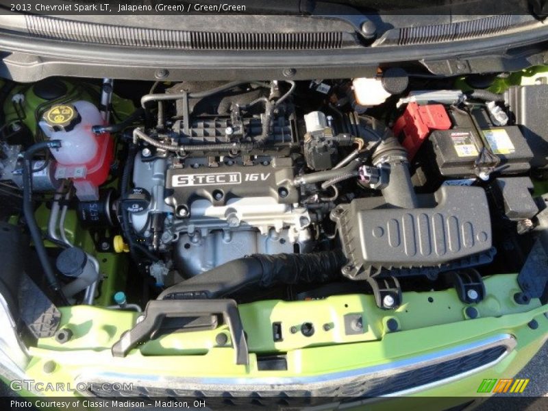  2013 Spark LT Engine - 1.2 Liter DOHC 16-Valve VVT S-TEC II 4 Cylinder