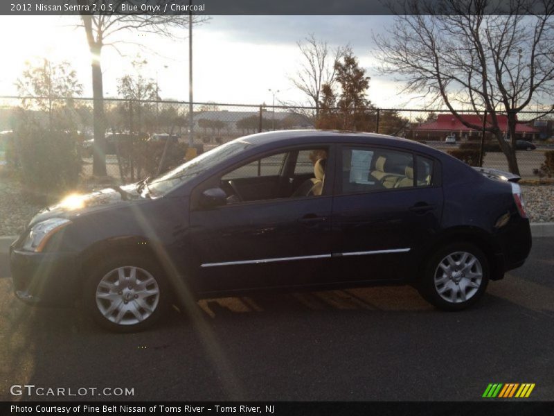 Blue Onyx / Charcoal 2012 Nissan Sentra 2.0 S