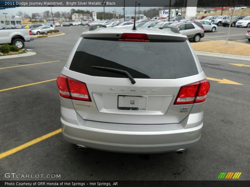 Bright Silver Metallic / Black 2011 Dodge Journey Mainstreet
