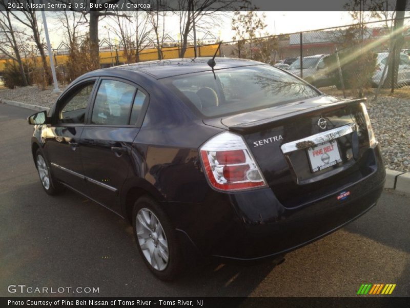 Blue Onyx / Charcoal 2012 Nissan Sentra 2.0 S