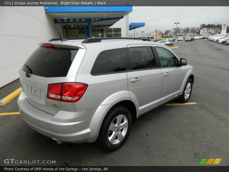 Bright Silver Metallic / Black 2011 Dodge Journey Mainstreet