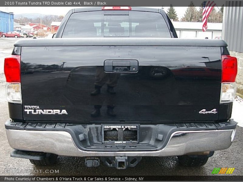 Black / Black 2010 Toyota Tundra TRD Double Cab 4x4