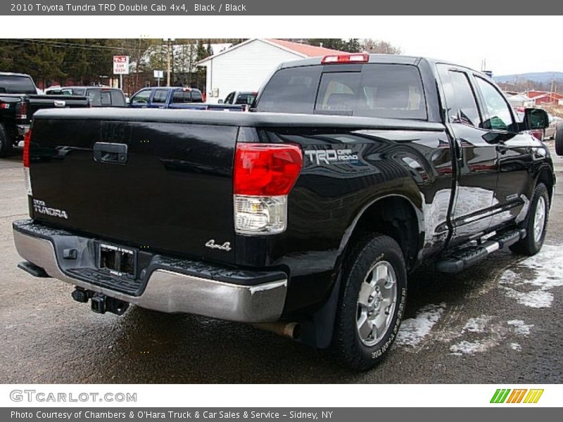 Black / Black 2010 Toyota Tundra TRD Double Cab 4x4