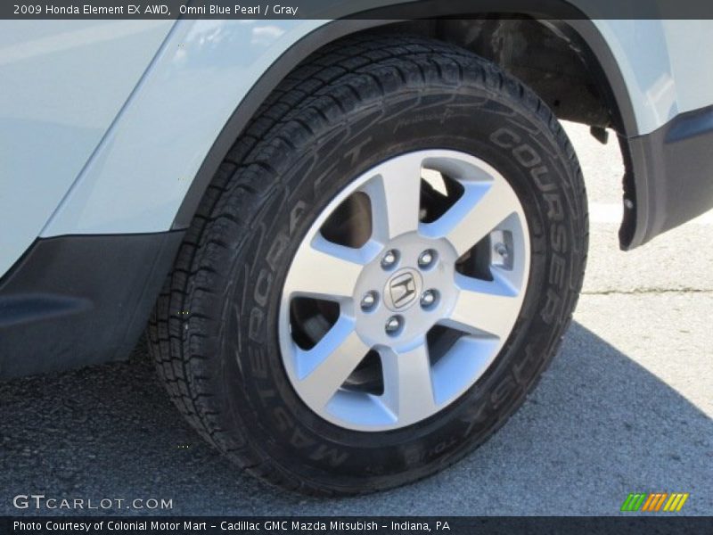 Omni Blue Pearl / Gray 2009 Honda Element EX AWD
