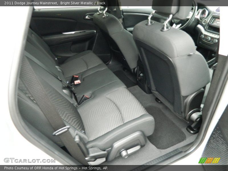 Bright Silver Metallic / Black 2011 Dodge Journey Mainstreet
