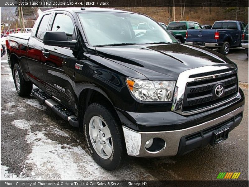 Black / Black 2010 Toyota Tundra TRD Double Cab 4x4