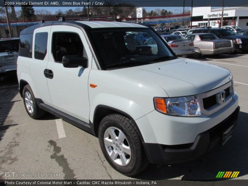 Front 3/4 View of 2009 Element EX AWD