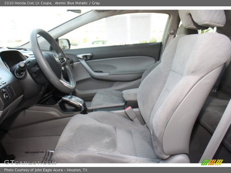 Front Seat of 2010 Civic LX Coupe