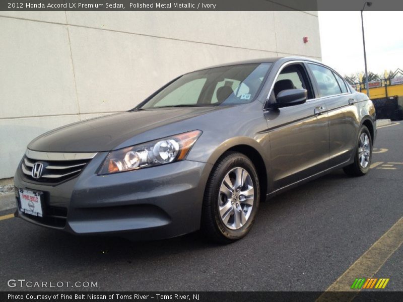 Polished Metal Metallic / Ivory 2012 Honda Accord LX Premium Sedan