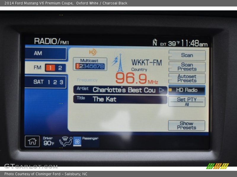 Audio System of 2014 Mustang V6 Premium Coupe