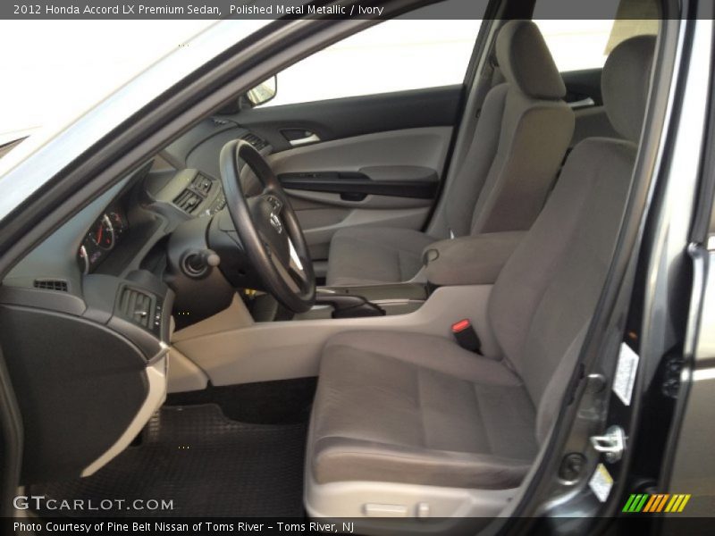 Polished Metal Metallic / Ivory 2012 Honda Accord LX Premium Sedan