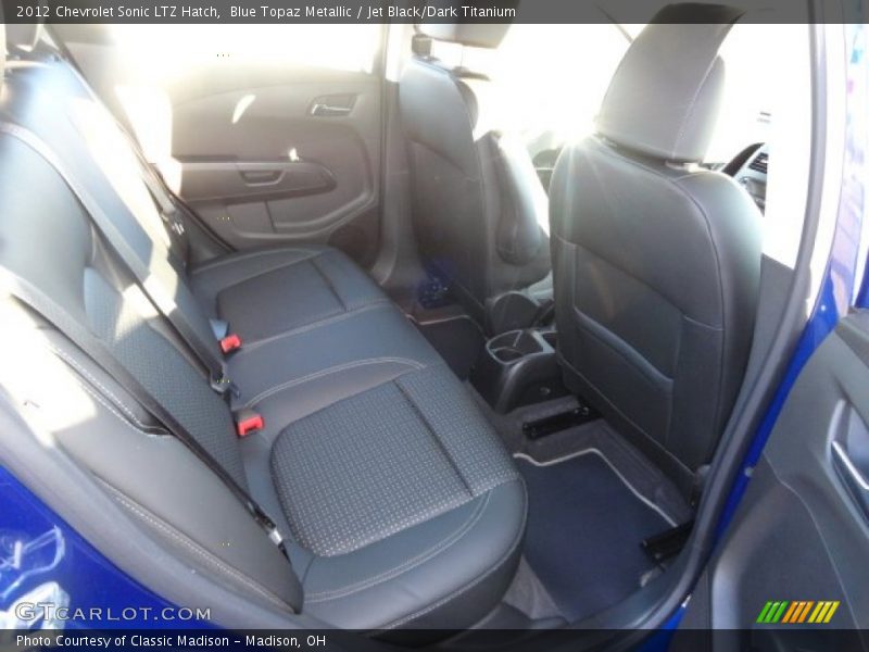 Blue Topaz Metallic / Jet Black/Dark Titanium 2012 Chevrolet Sonic LTZ Hatch