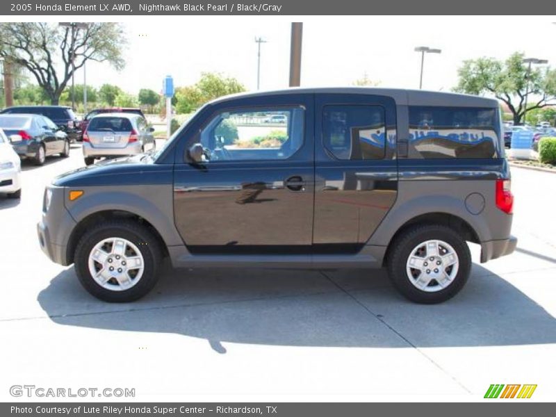 Nighthawk Black Pearl / Black/Gray 2005 Honda Element LX AWD