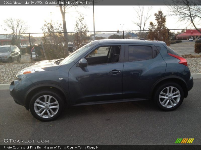 Graphite Blue / Black/Silver Trim 2011 Nissan Juke SV AWD