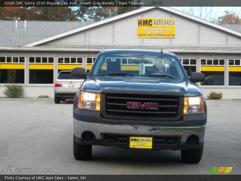 Stealth Gray Metallic / Dark Titanium 2008 GMC Sierra 1500 Regular Cab 4x4