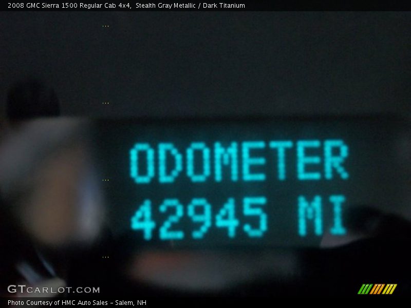 Stealth Gray Metallic / Dark Titanium 2008 GMC Sierra 1500 Regular Cab 4x4