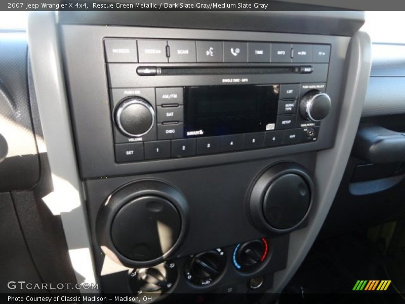 Rescue Green Metallic / Dark Slate Gray/Medium Slate Gray 2007 Jeep Wrangler X 4x4