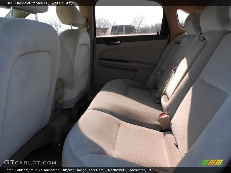 White / Gray 2008 Chevrolet Impala LT